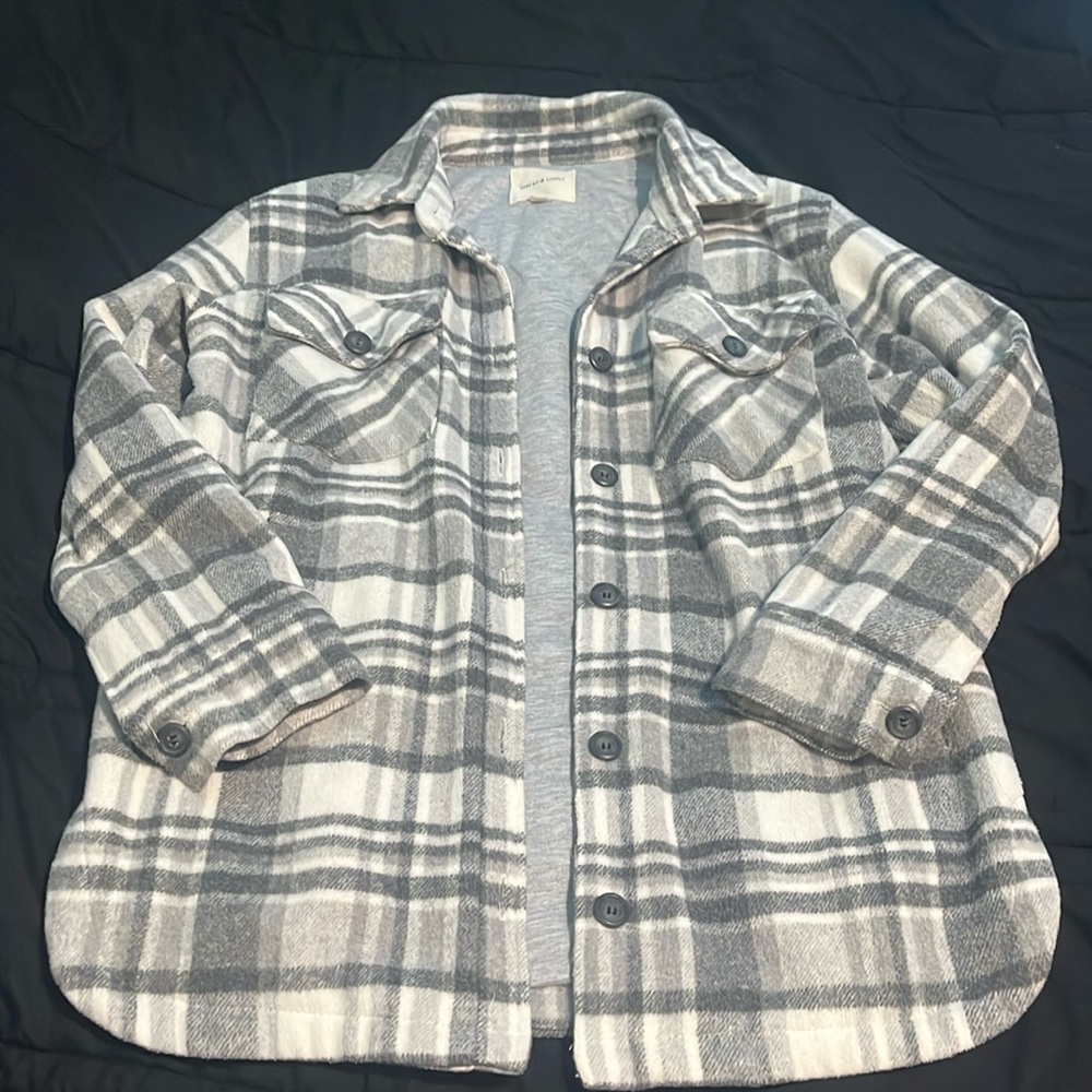 Plaid Shacket - image 1